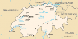 mapa švajčiarska mapa švajčiarska
